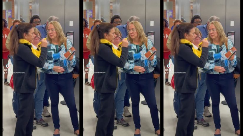 Spirit Airlines Employee vs Woman